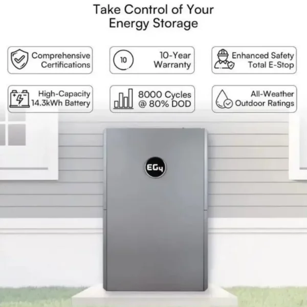 EG4® WallMount All Weather Battery - Image 3